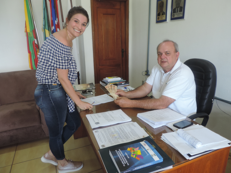 ENTREGUE PRÊMIO DO PROGRAMA “NOTA FISCAL GAÚCHA”